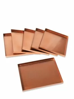 GSC Crisscross Cascading Plant Trays, Set Of 6