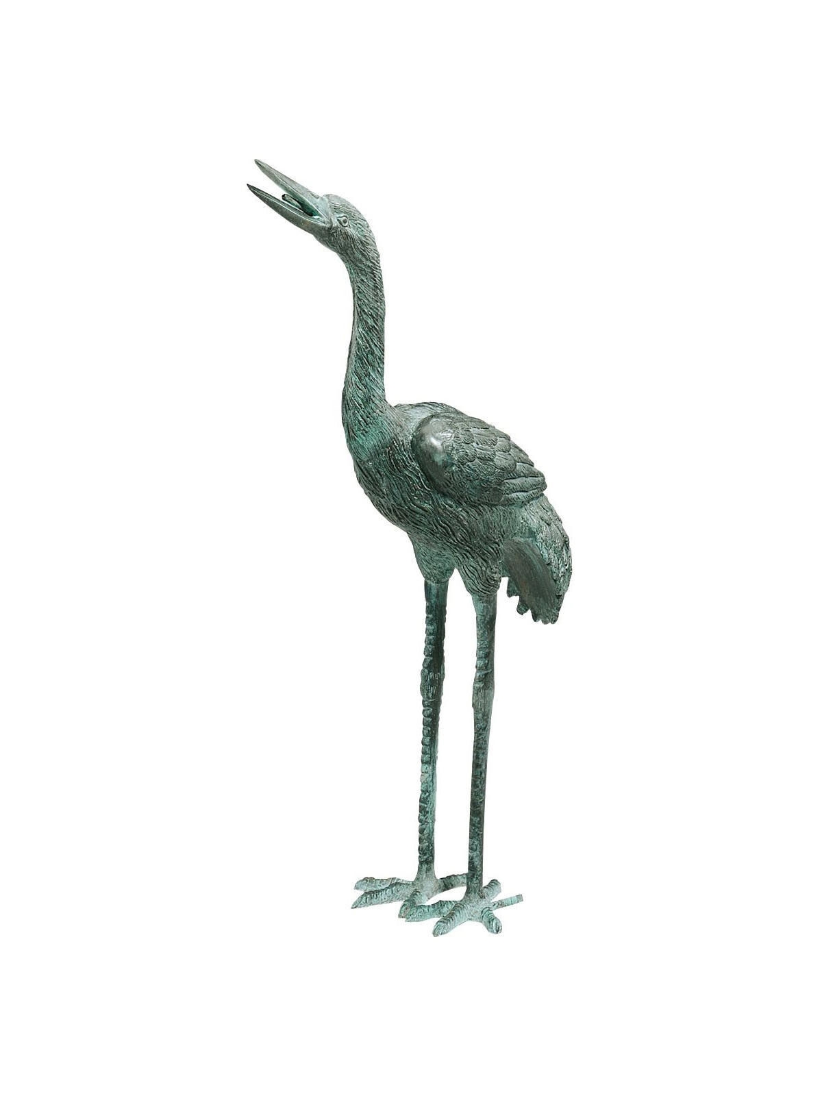 GSC Bronze Crane Statues, Small - Image 2