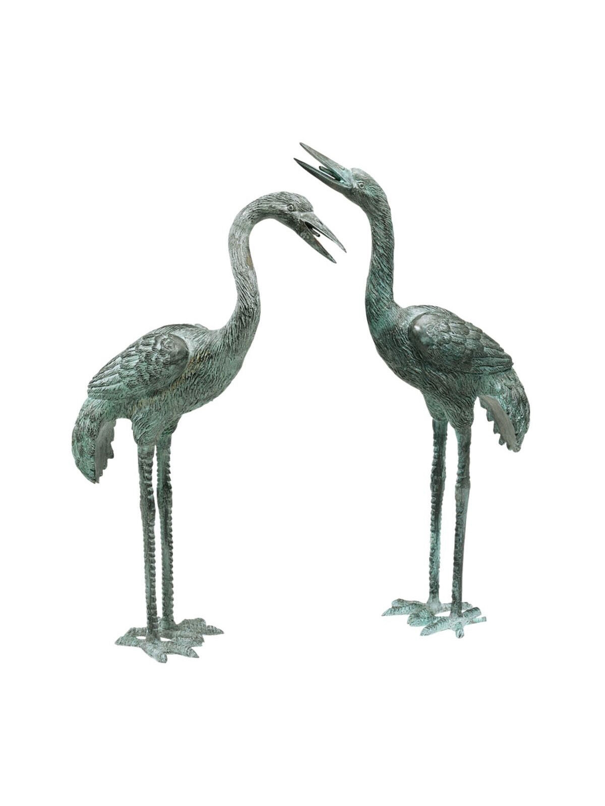 GSC Bronze Crane Statues, Small