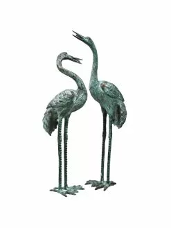 GSC Bronze Crane Statues, Large