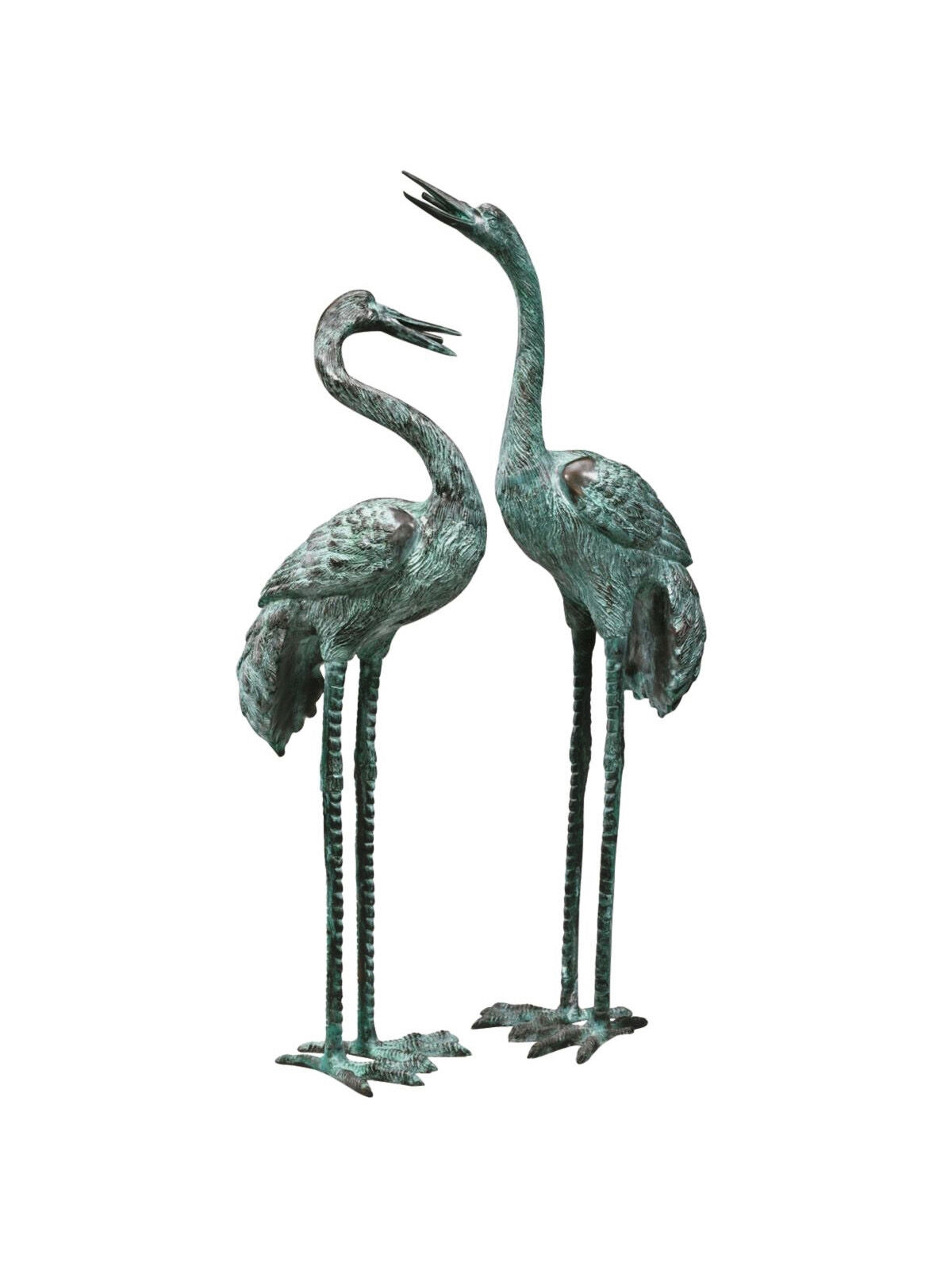 GSC Bronze Crane Statues, Large