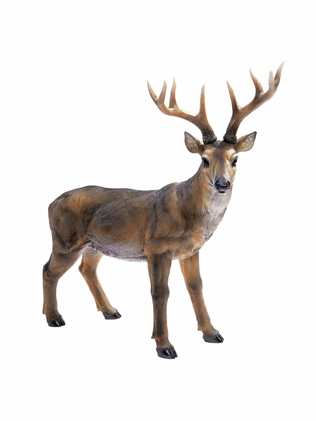 PRP Standing Big Rack Buck Deer Statue