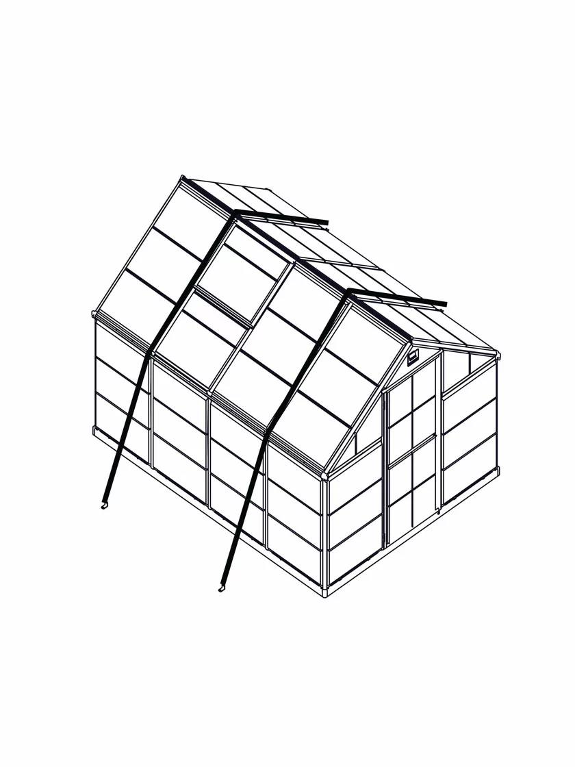 PRP Canopia® By Palram Anchoring Kit For The Palram - Canopia Greenhouses - Image 6
