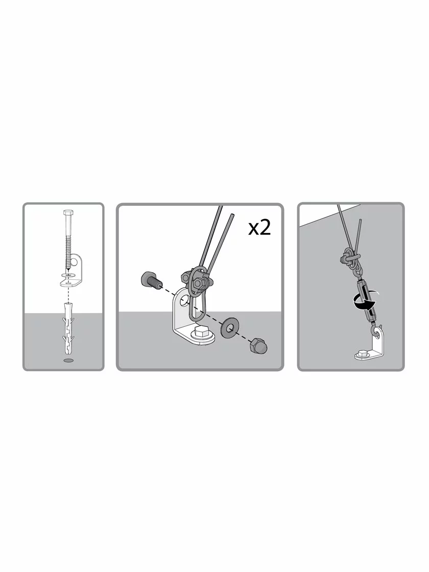 PRP Canopia® By Palram Anchoring Kit For Snap & Grow™ Greenhouse - Image 4