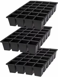 GSC GrowEase 24 Replacement Planting Trays, Set Of 3
