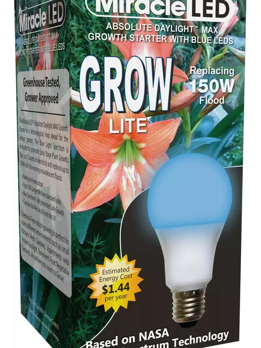 GSC Miracle LED® Grow Light Bulb, Blue