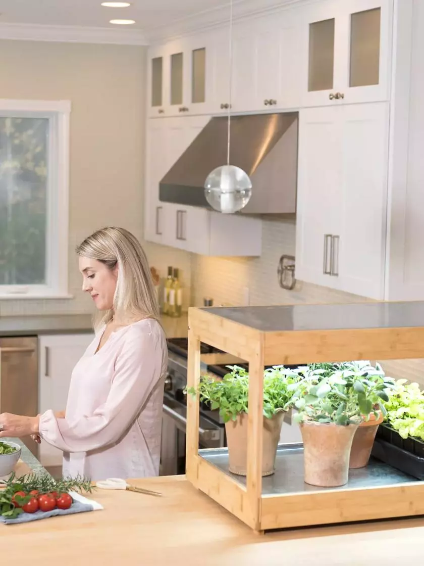 GSC Low Bamboo LED Grow Light Garden - Image 11