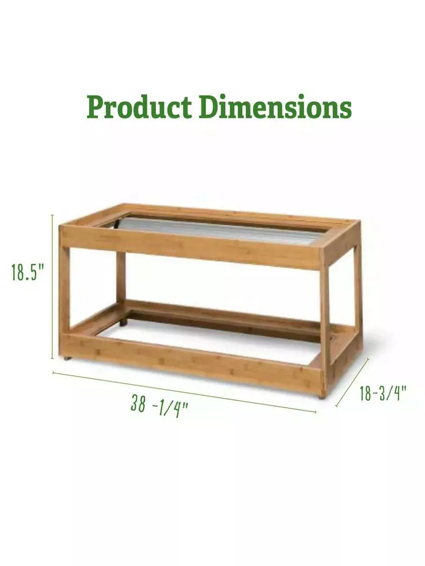 GSC Low Bamboo LED Grow Light Garden - Image 2