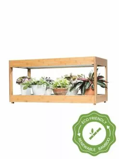 GSC Low Bamboo LED Grow Light Garden