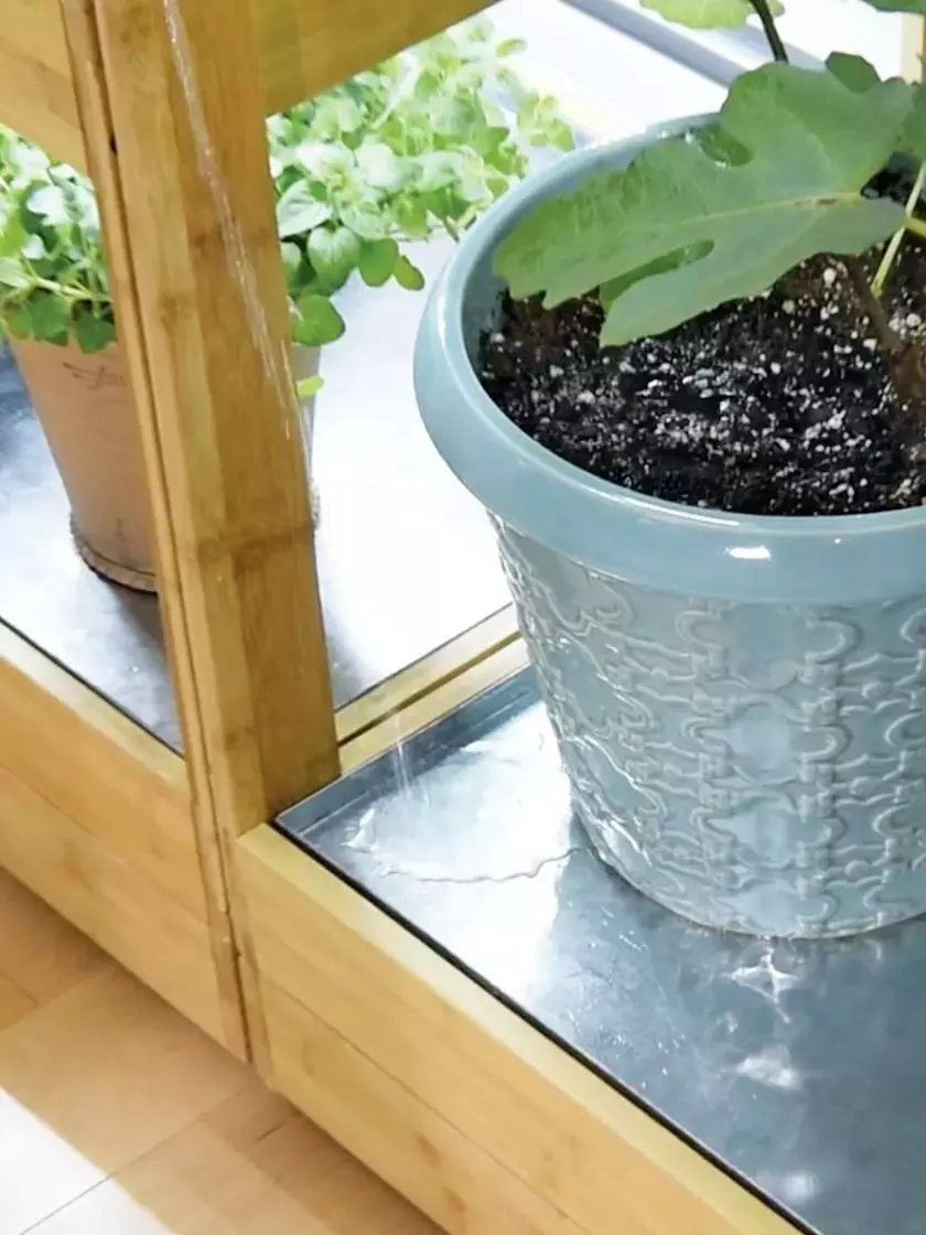 GSC Galvanized Tray For Bamboo LED Grow Light Gardens - Image 2