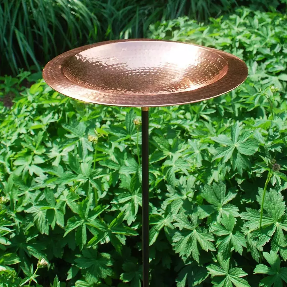GSC Achla Designs Hammered Copper Bowl Bird Bath