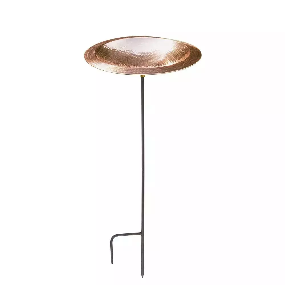 GSC Achla Designs Hammered Copper Bowl Bird Bath - Image 2