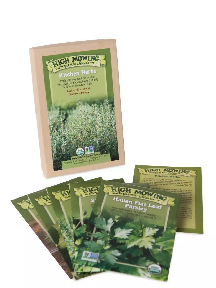 GSC Kitchen Herbs Organic Seed Collection
