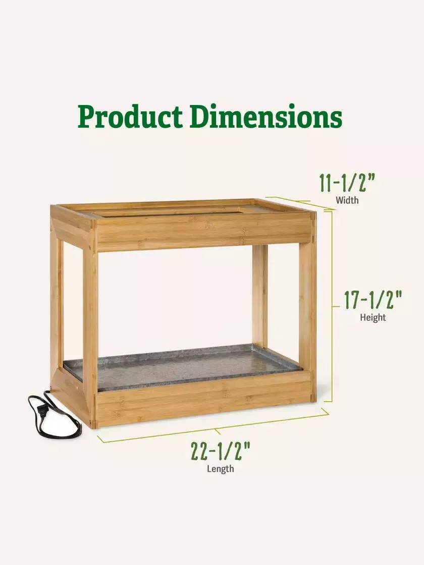 GSC Bamboo Mini LED Grow Light Garden - Image 2