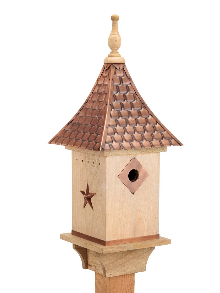 GSC Copper Shingled Roof Bird House - Image 3
