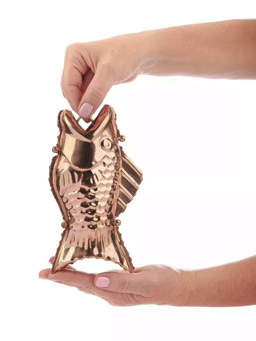 GSC Fish Pure Copper Rain Chain, 8.5' - Image 3