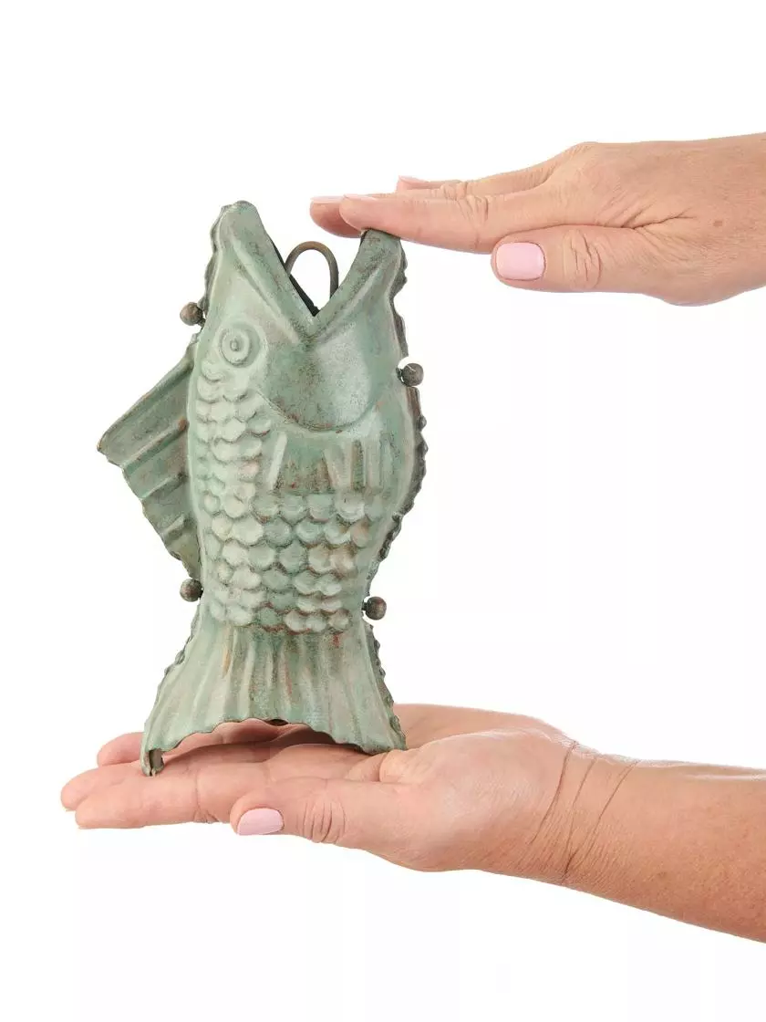 GSC Fish Pure Copper Rain Chain, 8.5' - Image 5