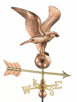 GSC Eagle Garden Copper Weathervane With Pole