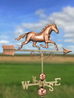 GSC Galloping Horse Copper Weathervane