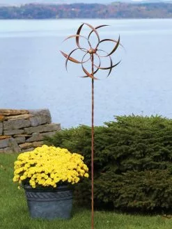 GSC Feather Staked Wind Spinner, 22"