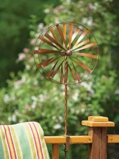 GSC Wagon Wheel Clamp Wind Spinner, 14"