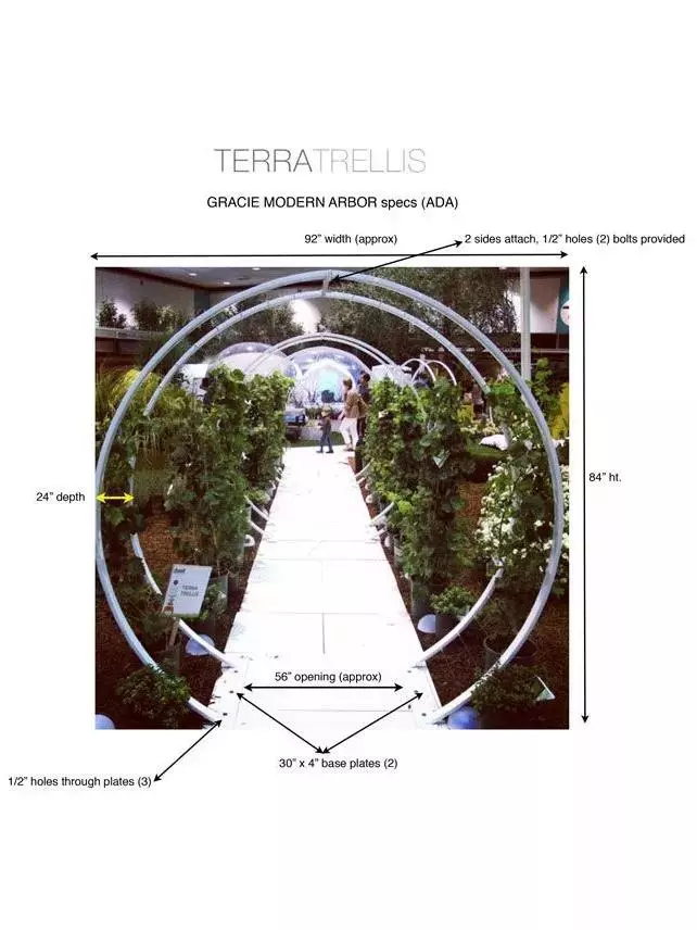 GSC Gracie Modern Arbor, Large - Image 2