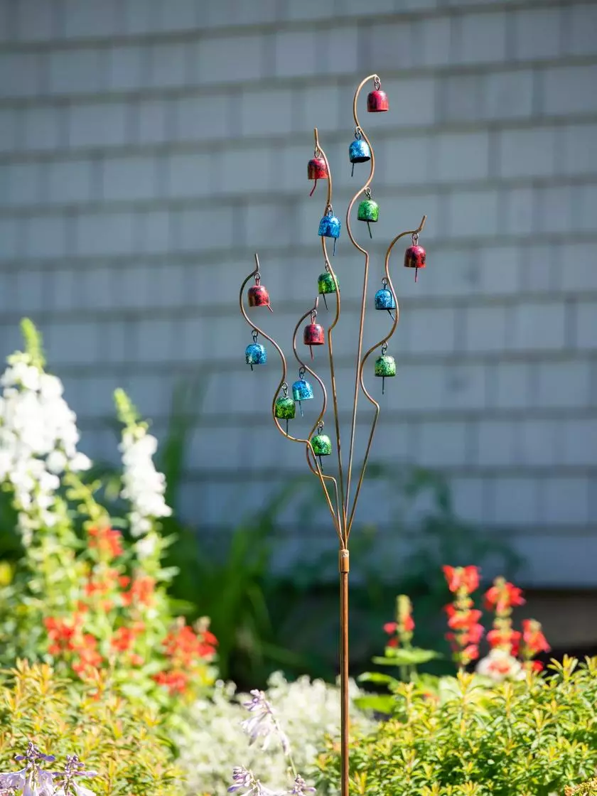 GSC Bells Spiral Garden Stake