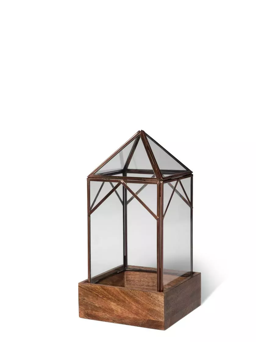 GSC Art Decco Copper And Glass Terrariums - Image 4