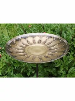 GSC Achla Designs African Daisy Birdbath With Stake