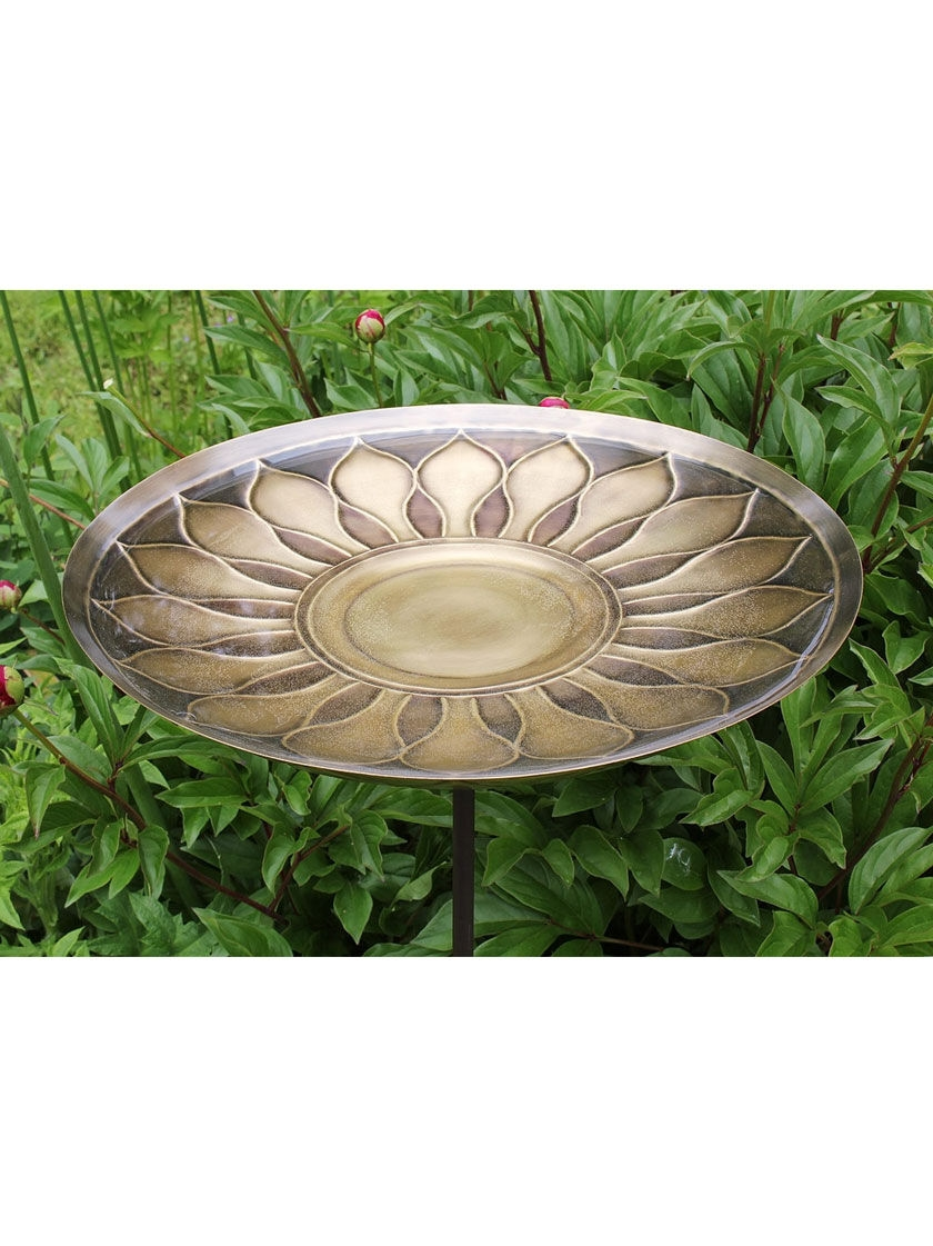 GSC Achla Designs African Daisy Birdbath With Stake