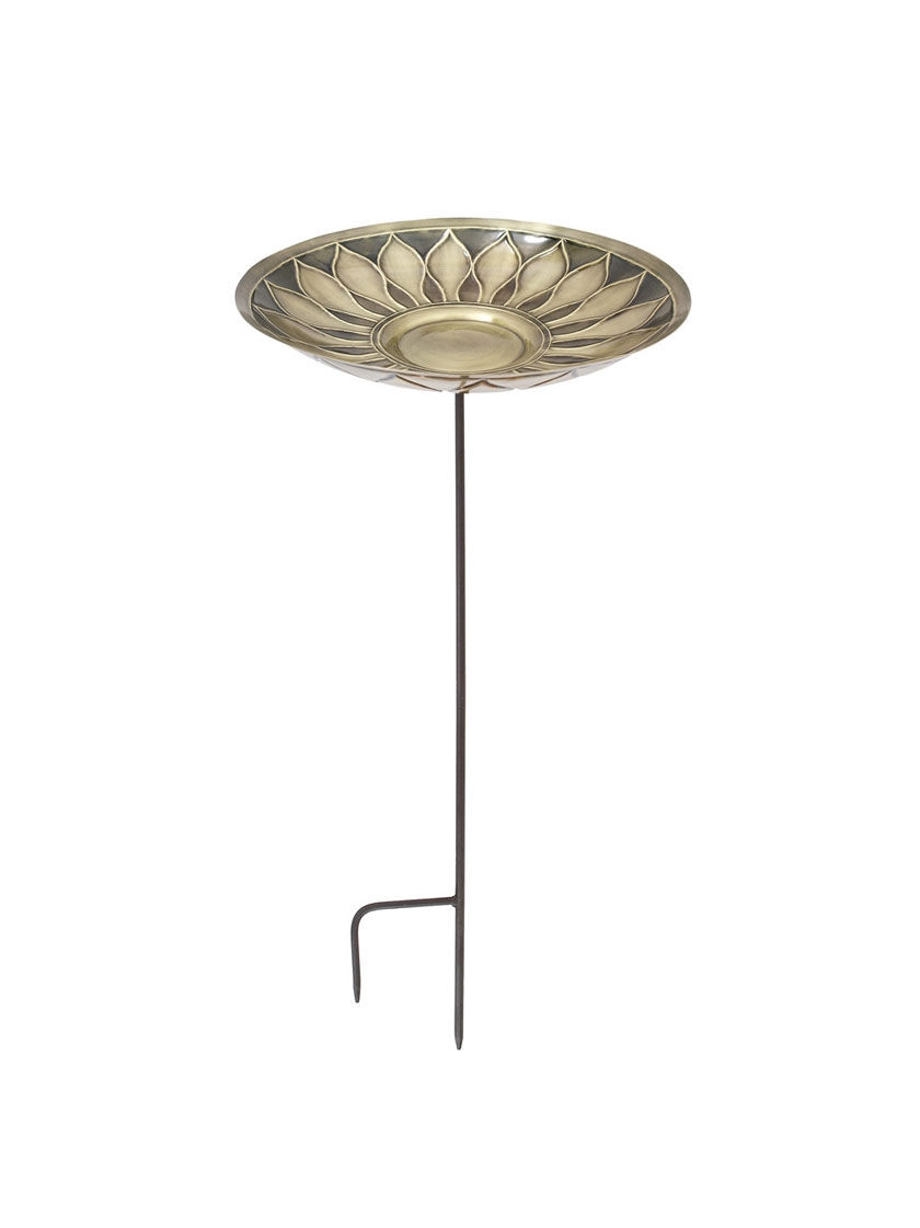 GSC Achla Designs African Daisy Birdbath With Stake - Image 2