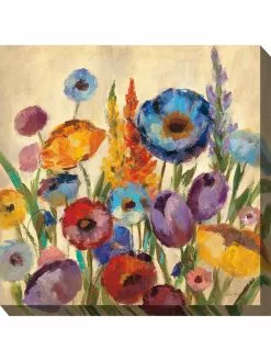 GSC Jovial Blooms Outdoor Wall Art