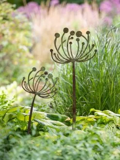 GSC Queen Anne's Lace Garden Stake Set Of 2