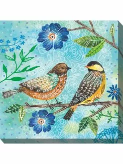 GSC Floral Flight Outdoor Wall Art