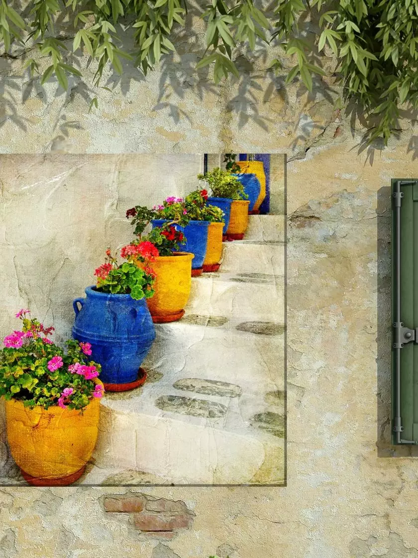 GSC Bright Pots Outdoor Wall Art,