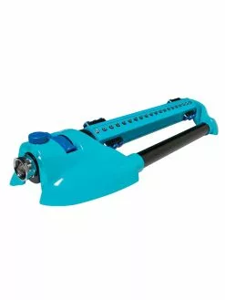 GSC Aqua Joe AJ-OMS20-BRS Indestructible Metal Base Oscillating Sprinkler, 4973 Sq Ft Max Coverage