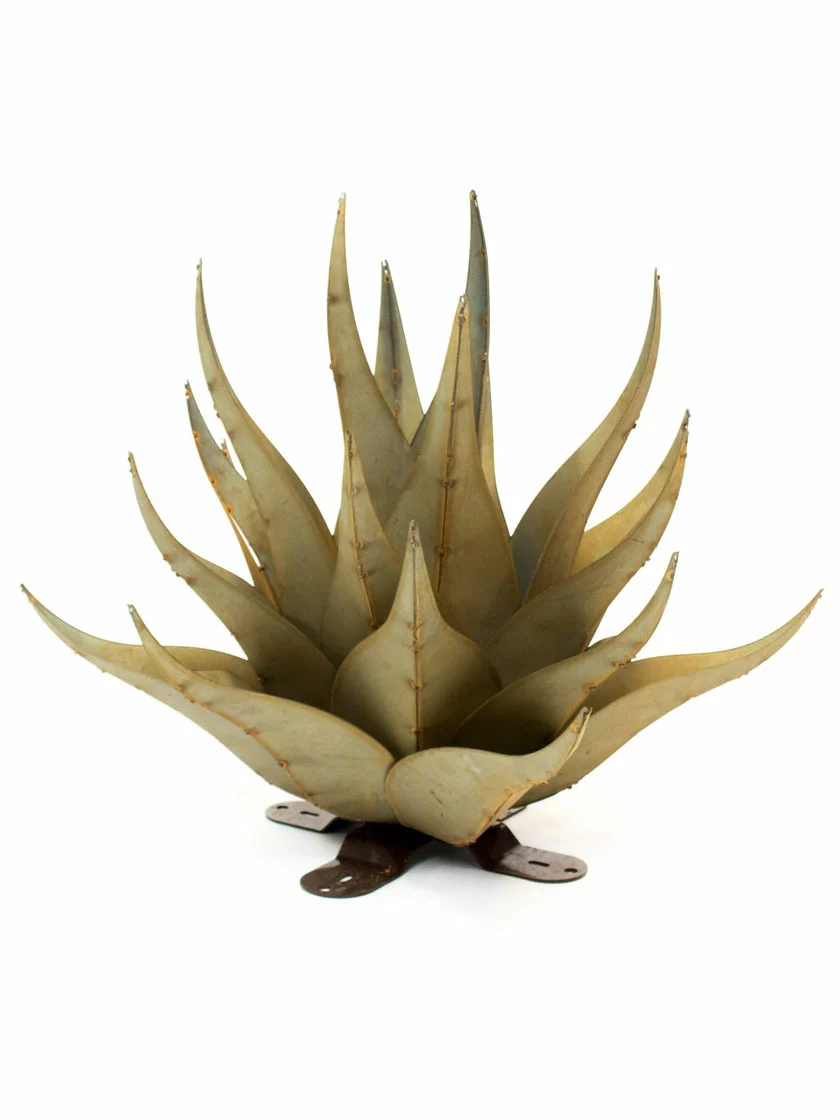 GSC Desert Steel Sharkskin Agave Sculpture - Image 6