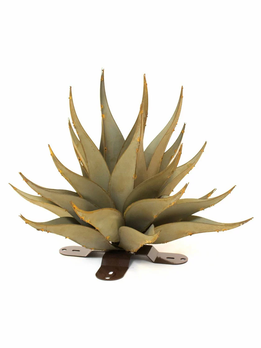 GSC Desert Steel Sharkskin Agave Sculpture - Image 5