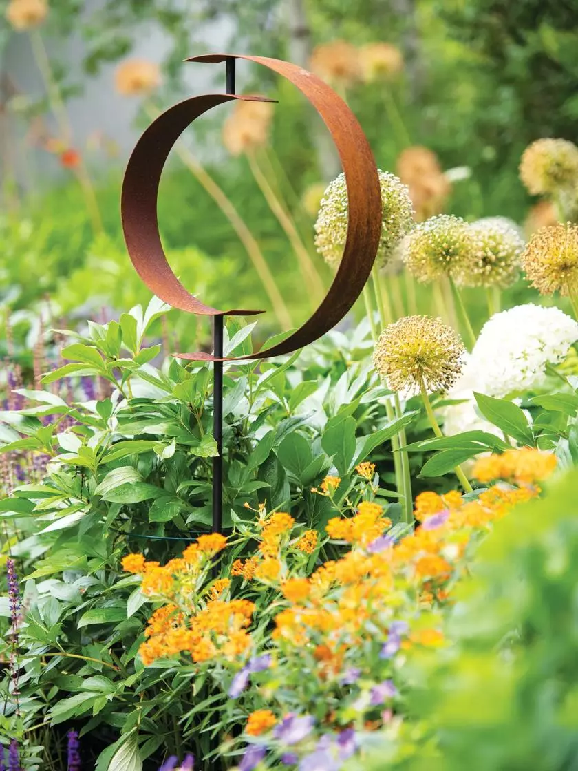 GSC Corten Circle Garden Sculpture