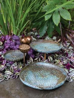 GSC Water Lily Station Birdbath