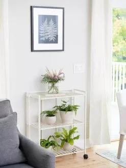 GSC Oslo 2-Tier Plant Stand With Folding Shelves