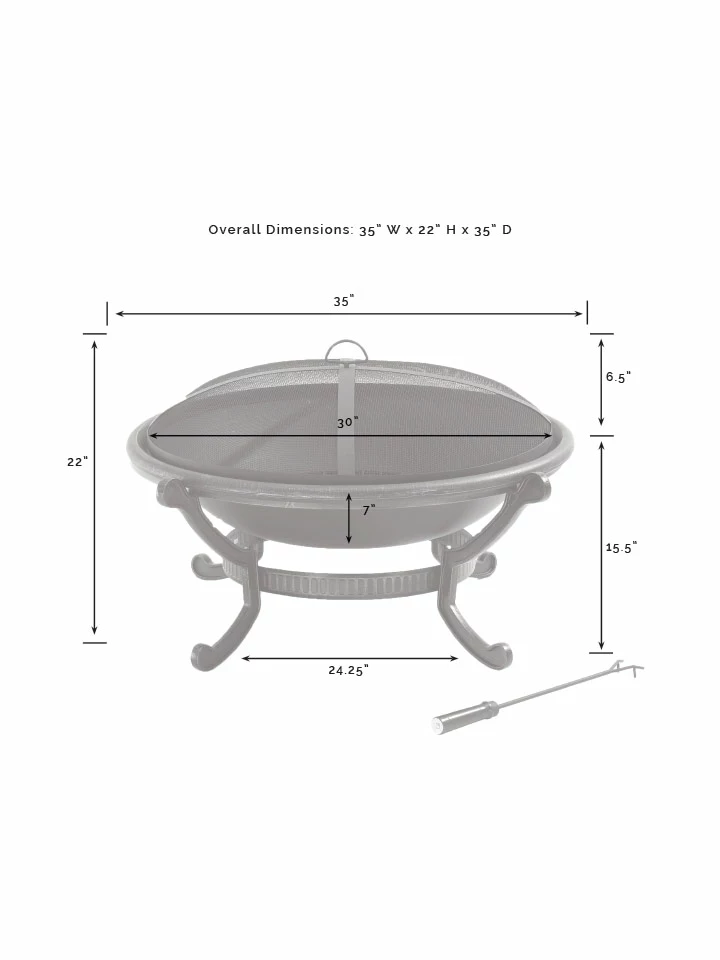 GSC Crosley Ashland Firepit - Image 12