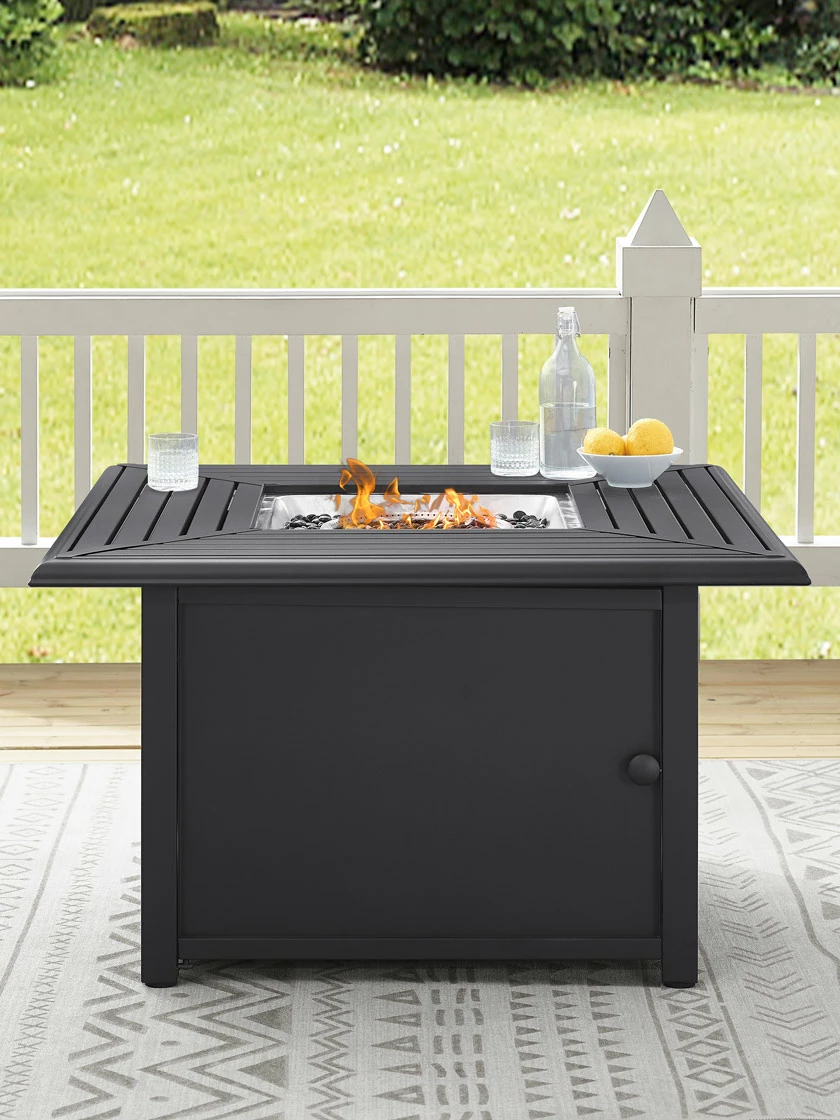 GSC Crosley Dante Metal Fire Table