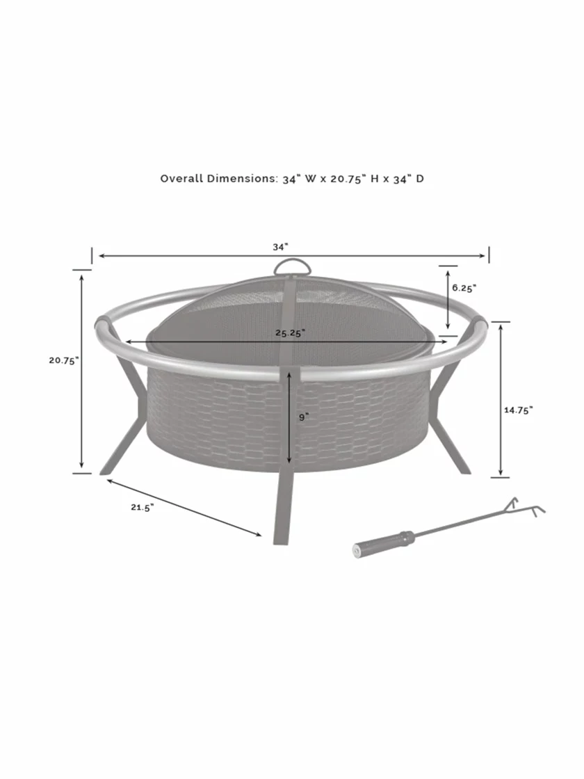 GSC Crosley Yuma Firepit - Image 5