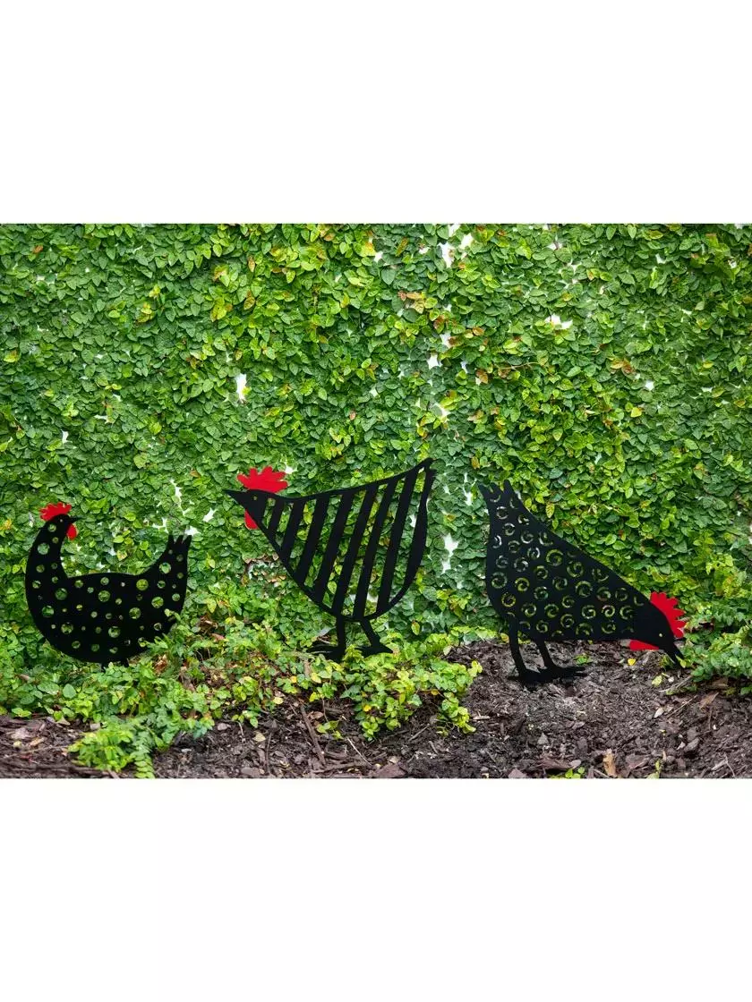 GSC Chicken Friends Garden Stakes Set - Image 2