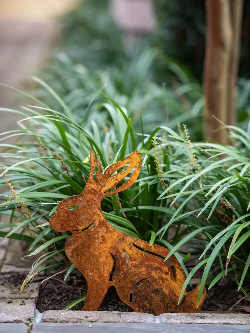 GSC Corten Steel Animal Garden Stakes - Image 3