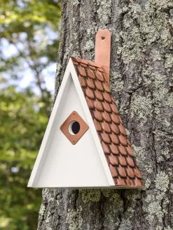 GSC Swiss Chalet Bird House With Copper Roof