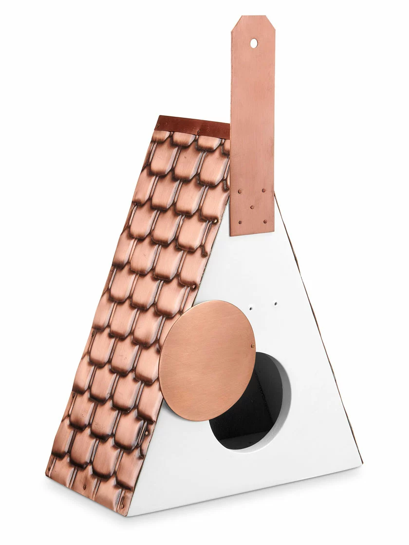GSC Swiss Chalet Bird House With Copper Roof - Image 3