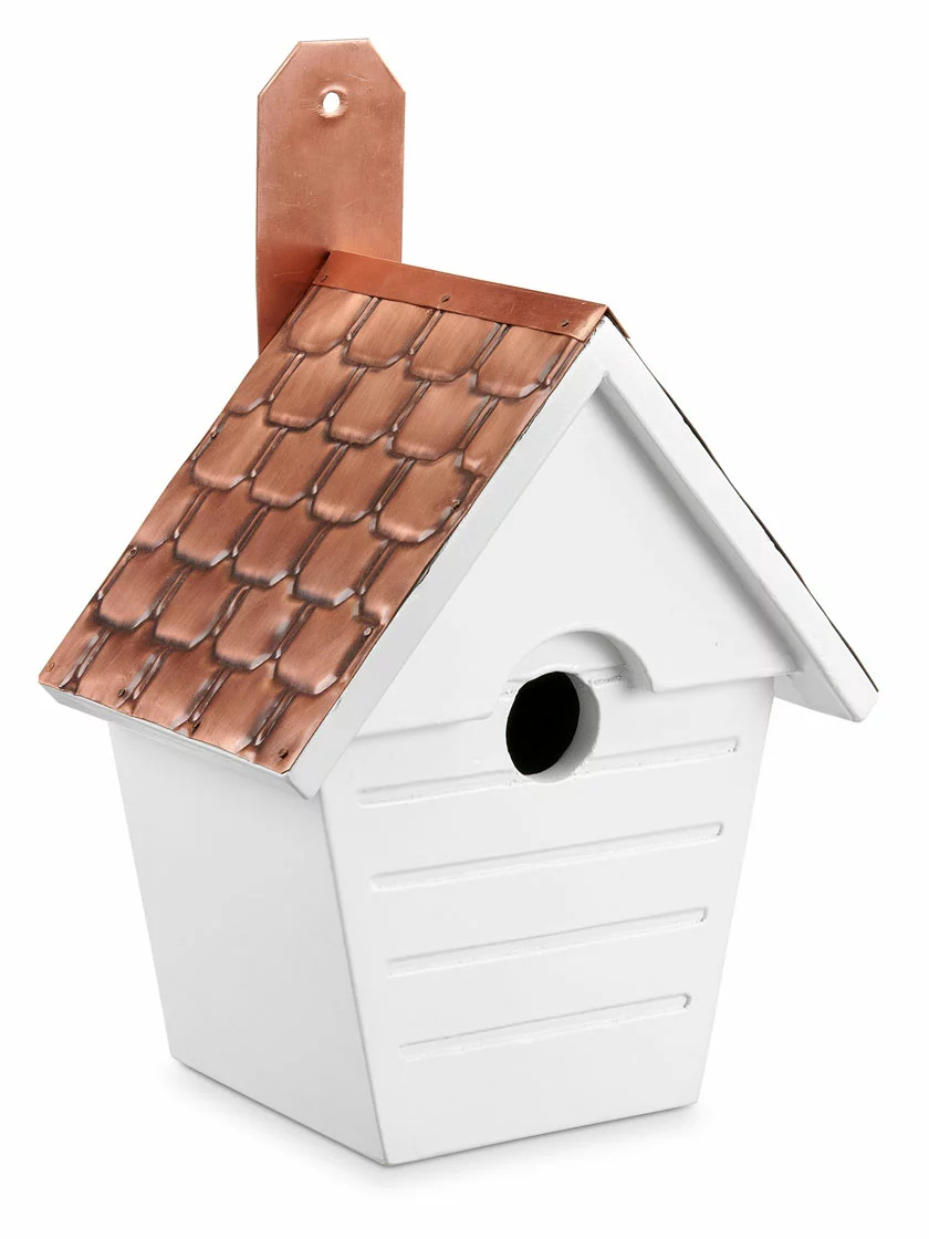 GSC Classic Cottage Bird House With Copper Roof - Image 2