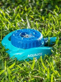 GSC Aqua Joe® AJ-TSSBM Indestructible 9-Pattern Metal Turret Sprinkler